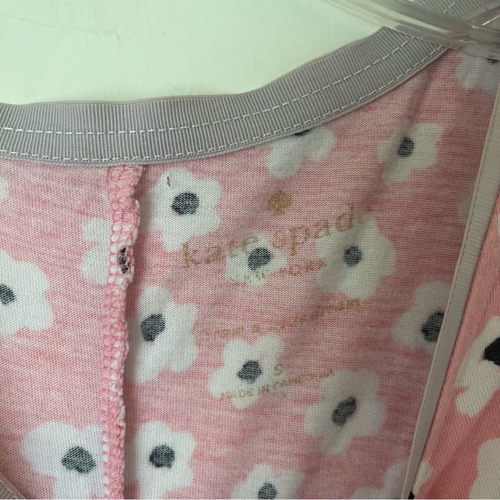 Kate Spade New York Pink Floral Keyhole Chemise Pajama Dress S - Picture 6 of 8